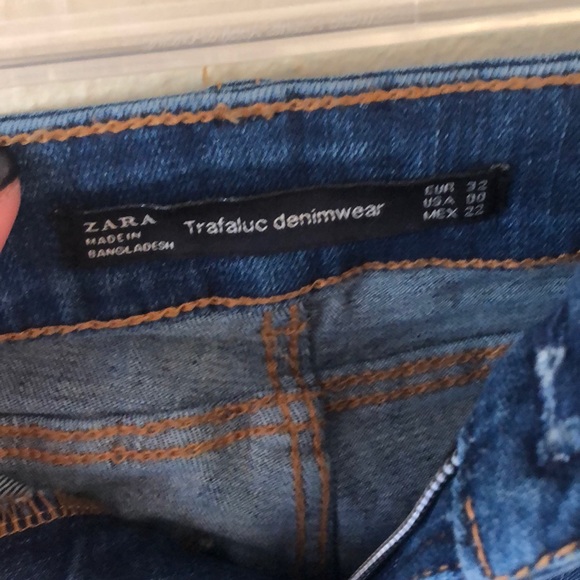 Zara stripe jeans - Picture 2 of 3